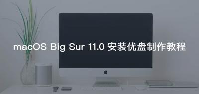 全新macOS Big Sur系统安装盘制作教程
